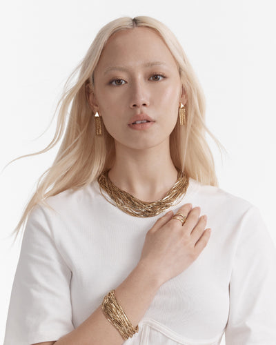Slay To The Rhythm Multi Chain Bracelet - Gold
