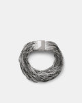 Slay To The Rhythm Multi Chain Bracelet - Silver