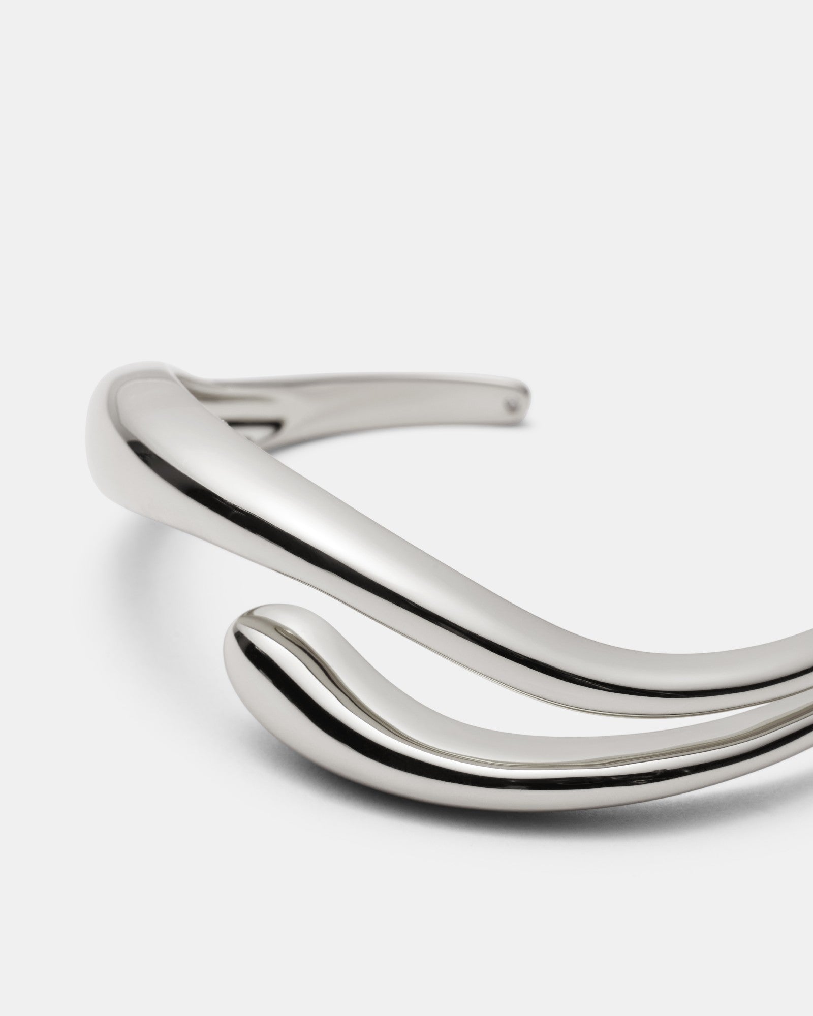 The Podium Twist Cuff Bracelet - Silver