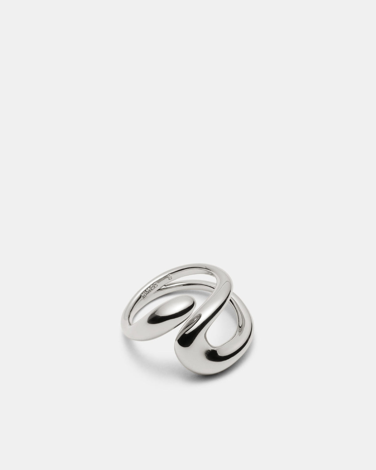 The Podium Twist Ring - Silver