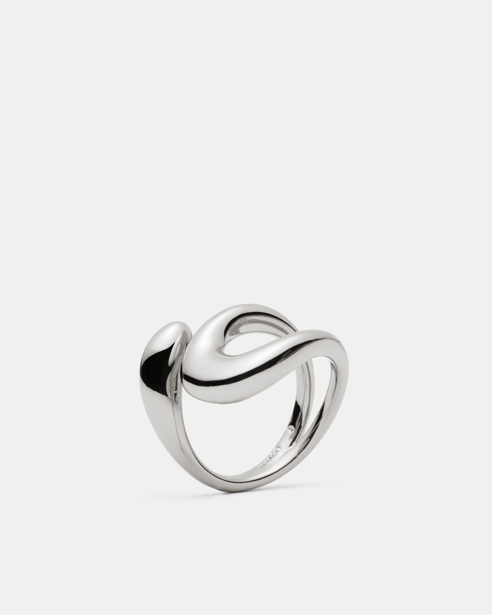 The Podium Twist Ring - Silver
