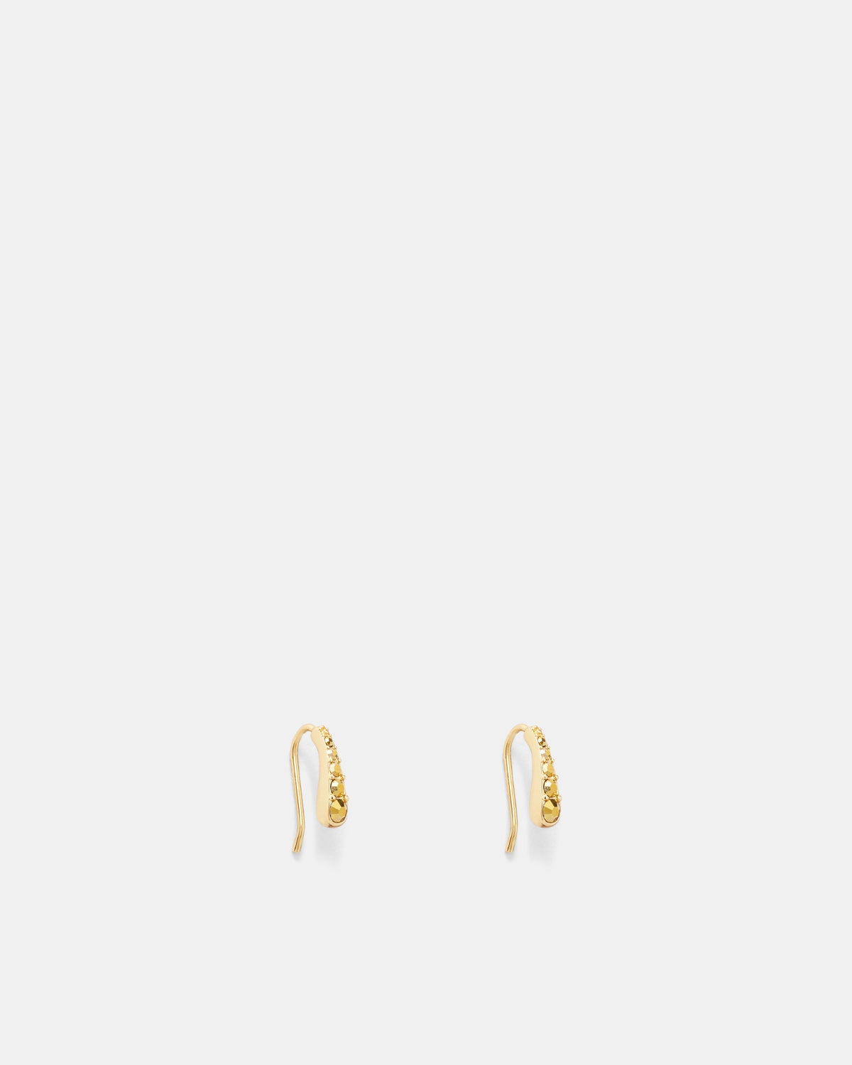 I Feel Love Hook Earrings - Gold