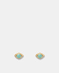 Envious Eye Stud Earrings - Poolside
