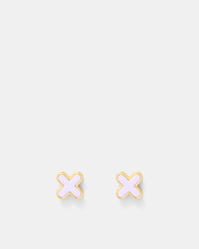 Dreamy Stud Earrings - Lilac