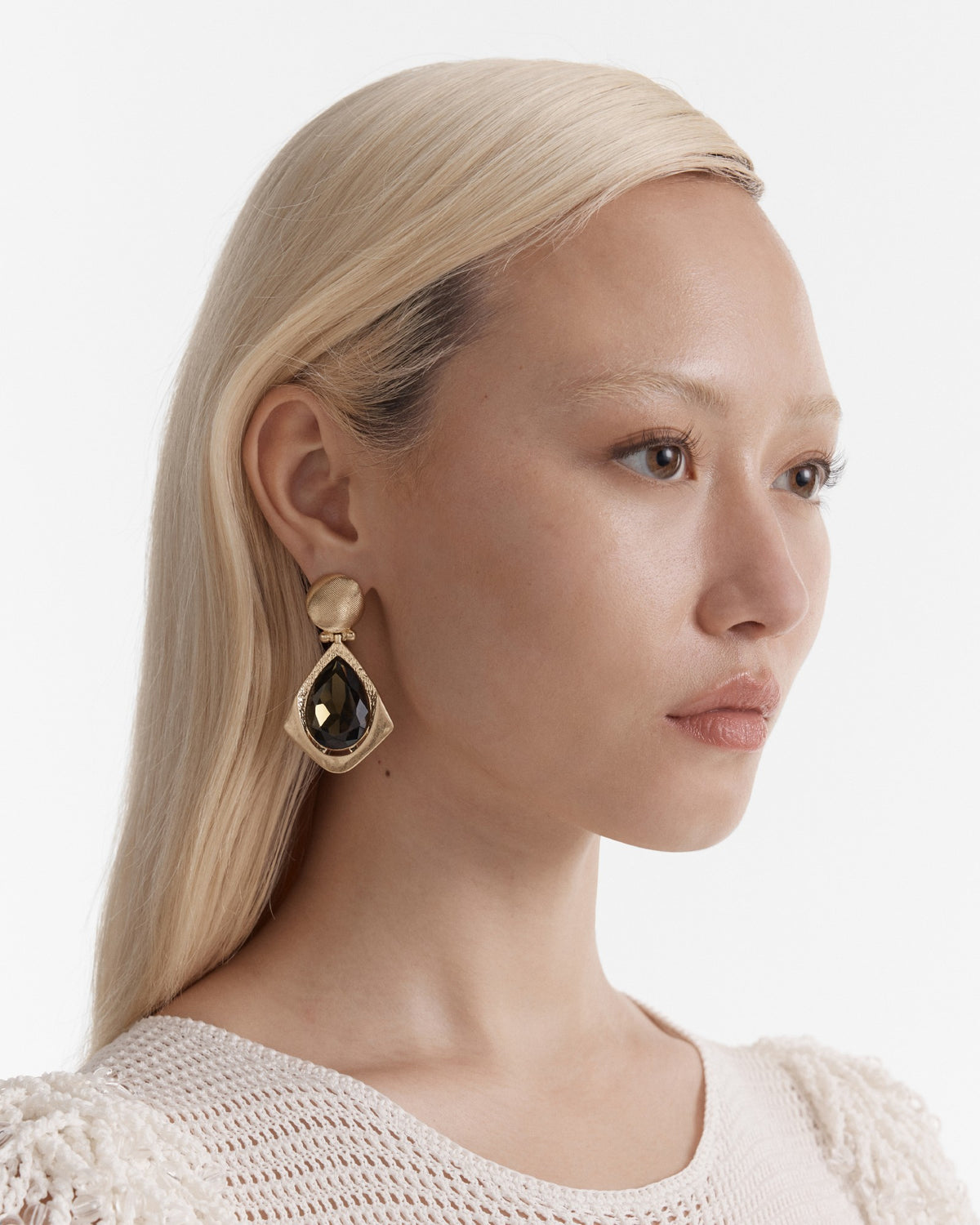 Like A Mirage Drop Earrings - Gold