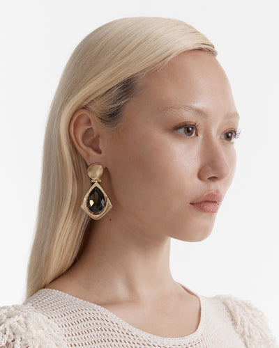 Like A Mirage Drop Earrings - Gold