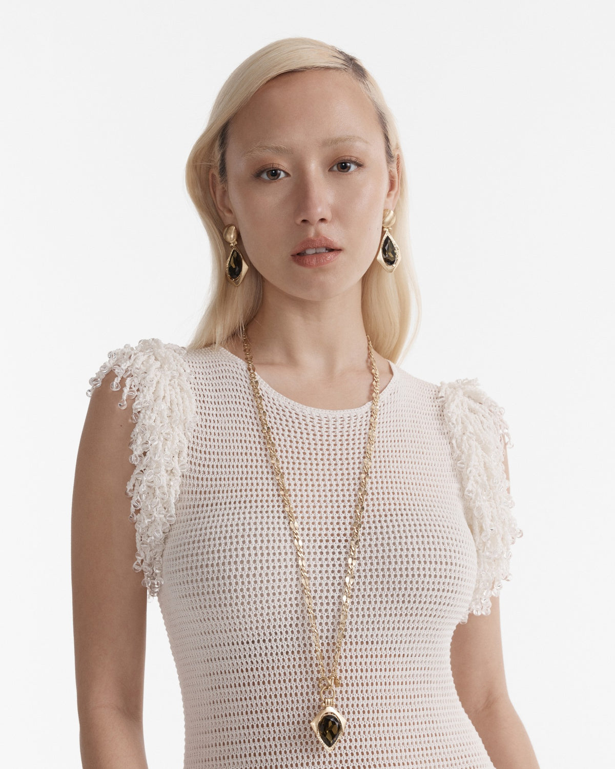 Like A Mirage Drop Earrings - Gold