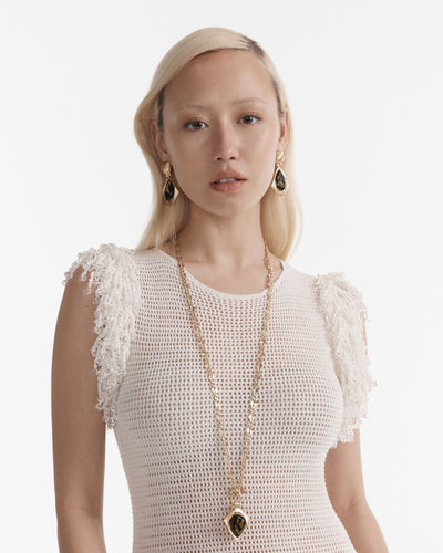 Like A Mirage Drop Earrings - Gold
