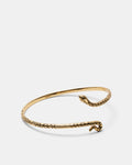 Rock Royalty Arm Cuff Bracelet - Gold