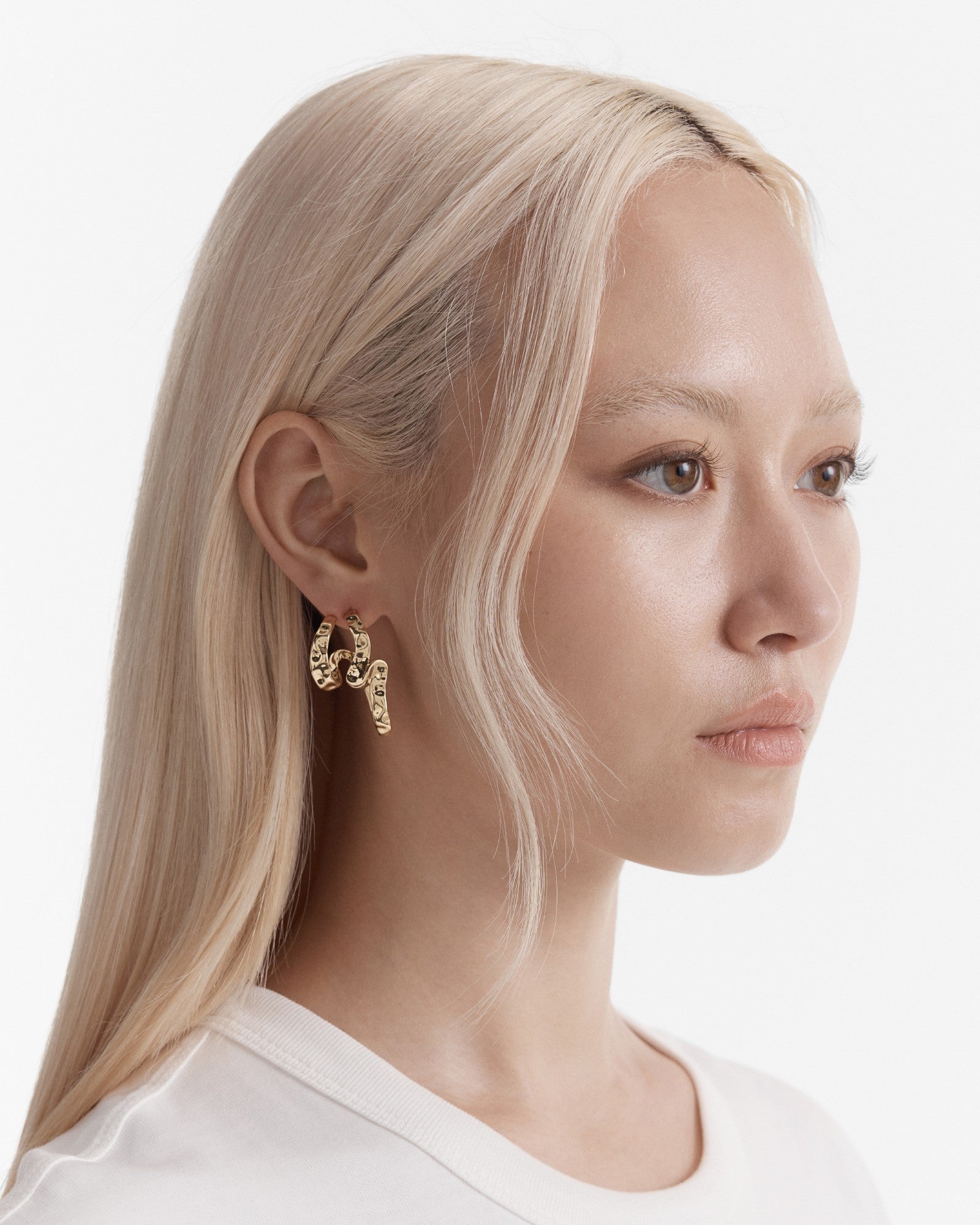 Cadence Hoop Earrings - Gold