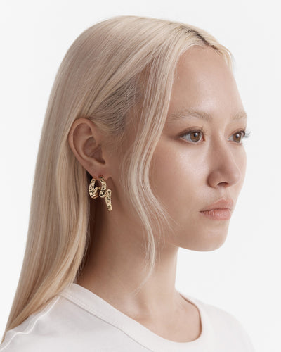 Cadence Hoop Earrings - Gold