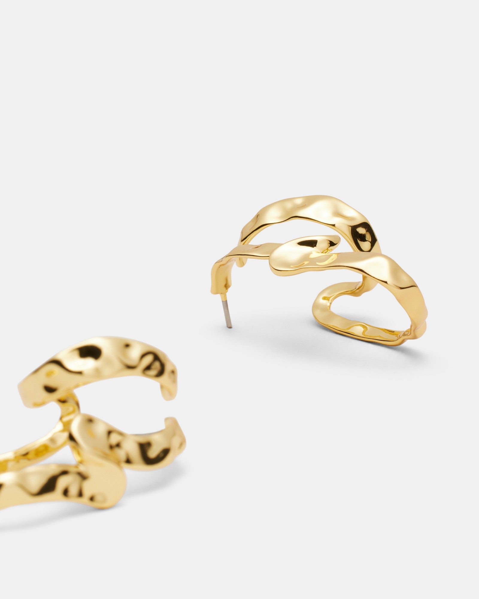 Cadence Hoop Earrings - Gold