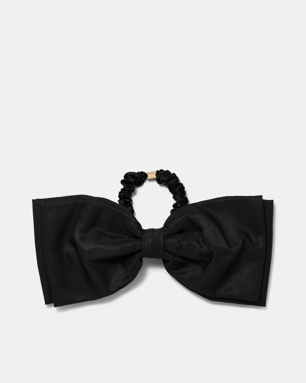 Grande Bow Scrunchie - Black