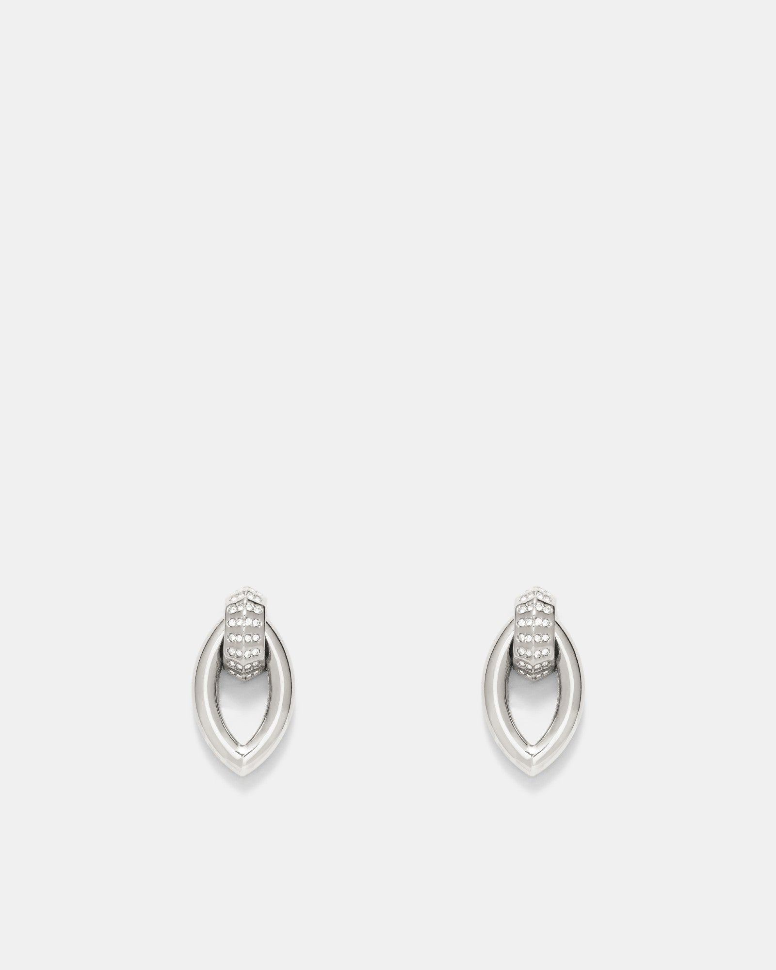 Believe Drop Earrings - Silver