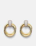 Fame Oversized Drop Earrings - Gold Silver