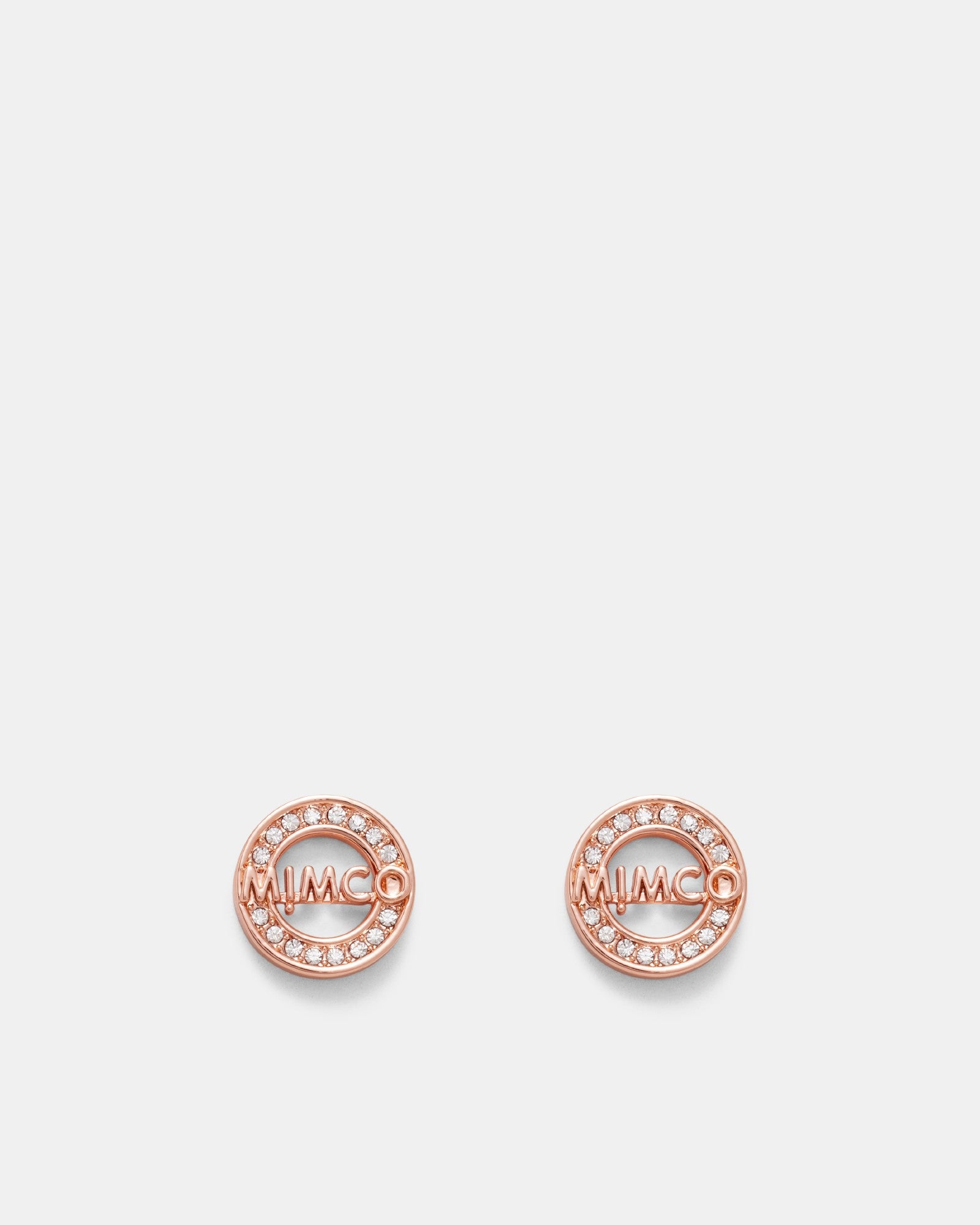 Alliance Stud Earrings - Rose Gold