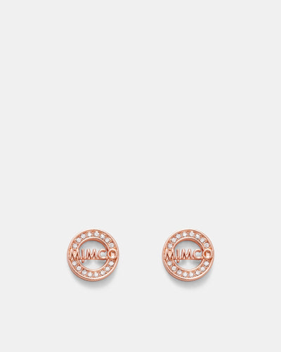 Alliance Stud Earrings - Rose Gold