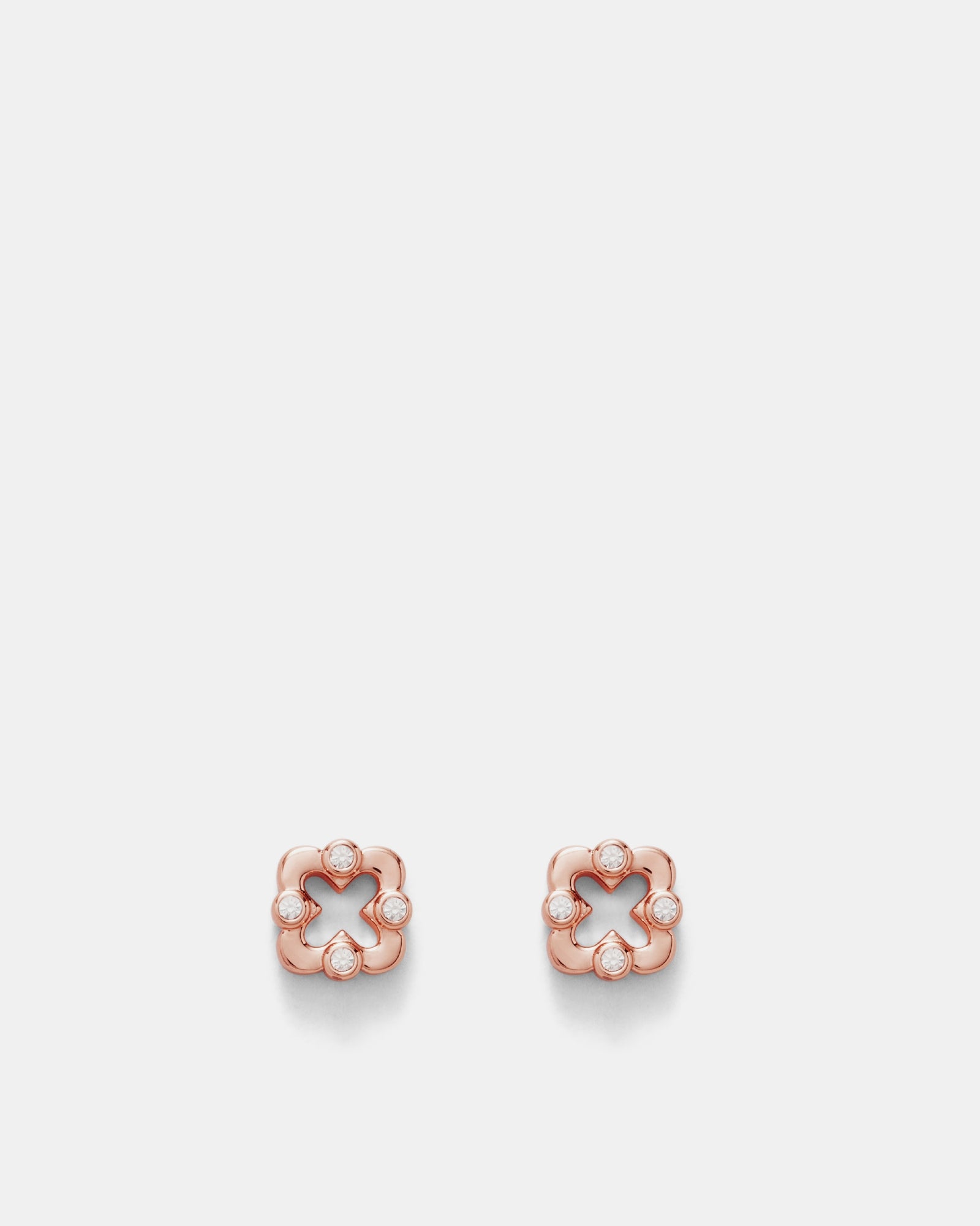 Wistful Stud Earrings - Rose Gold