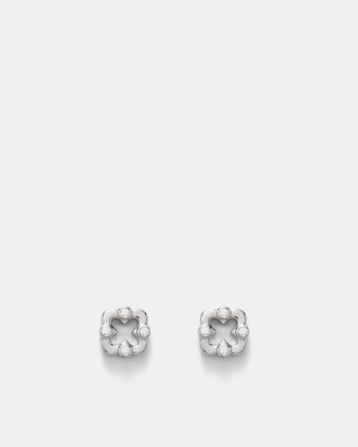 Wistful Stud Earrings - Silver