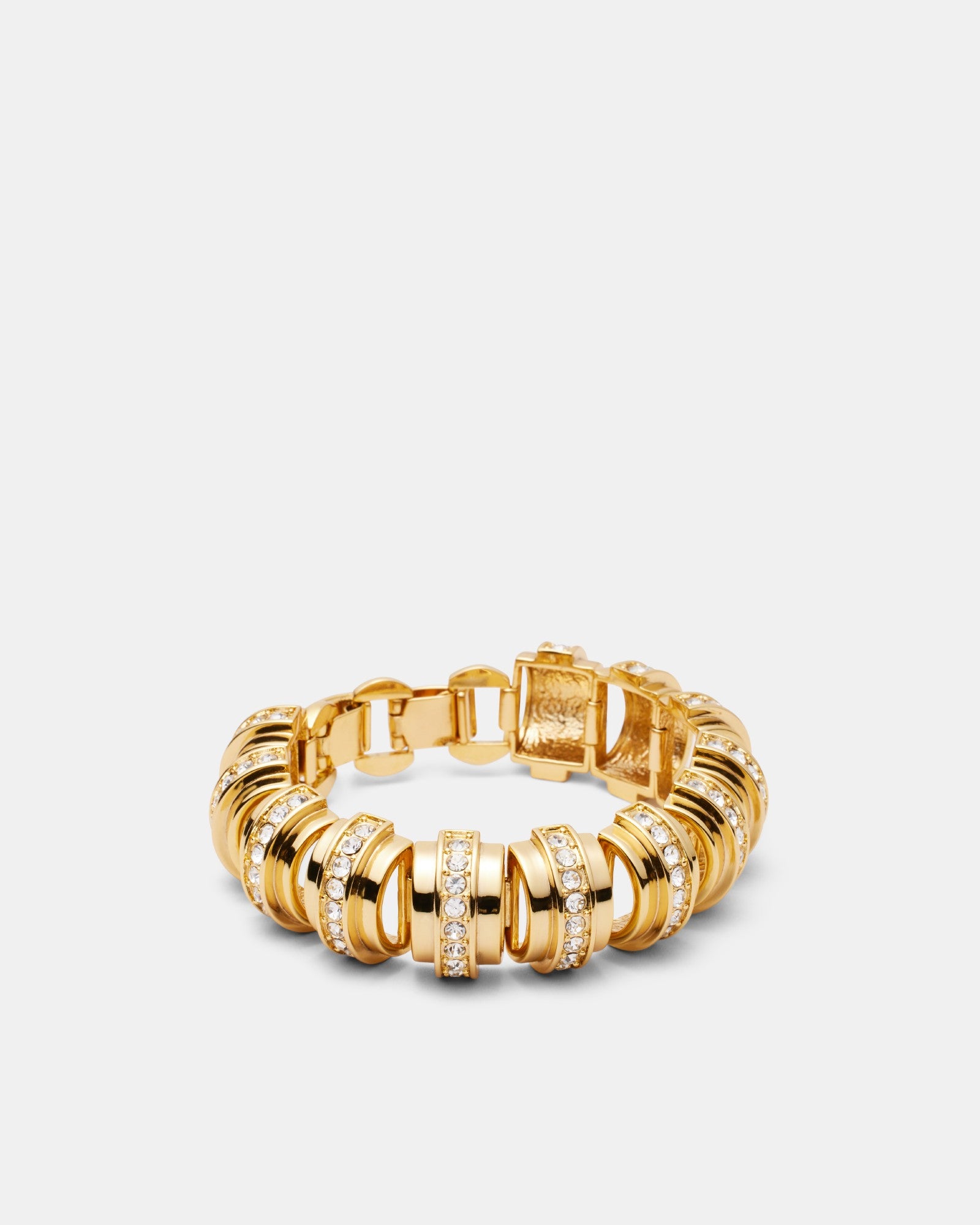 Paris Crystal Bracelet - Vintage Gold