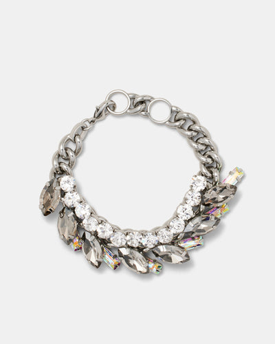 Love To Love You Crystal Bracelet - Silver