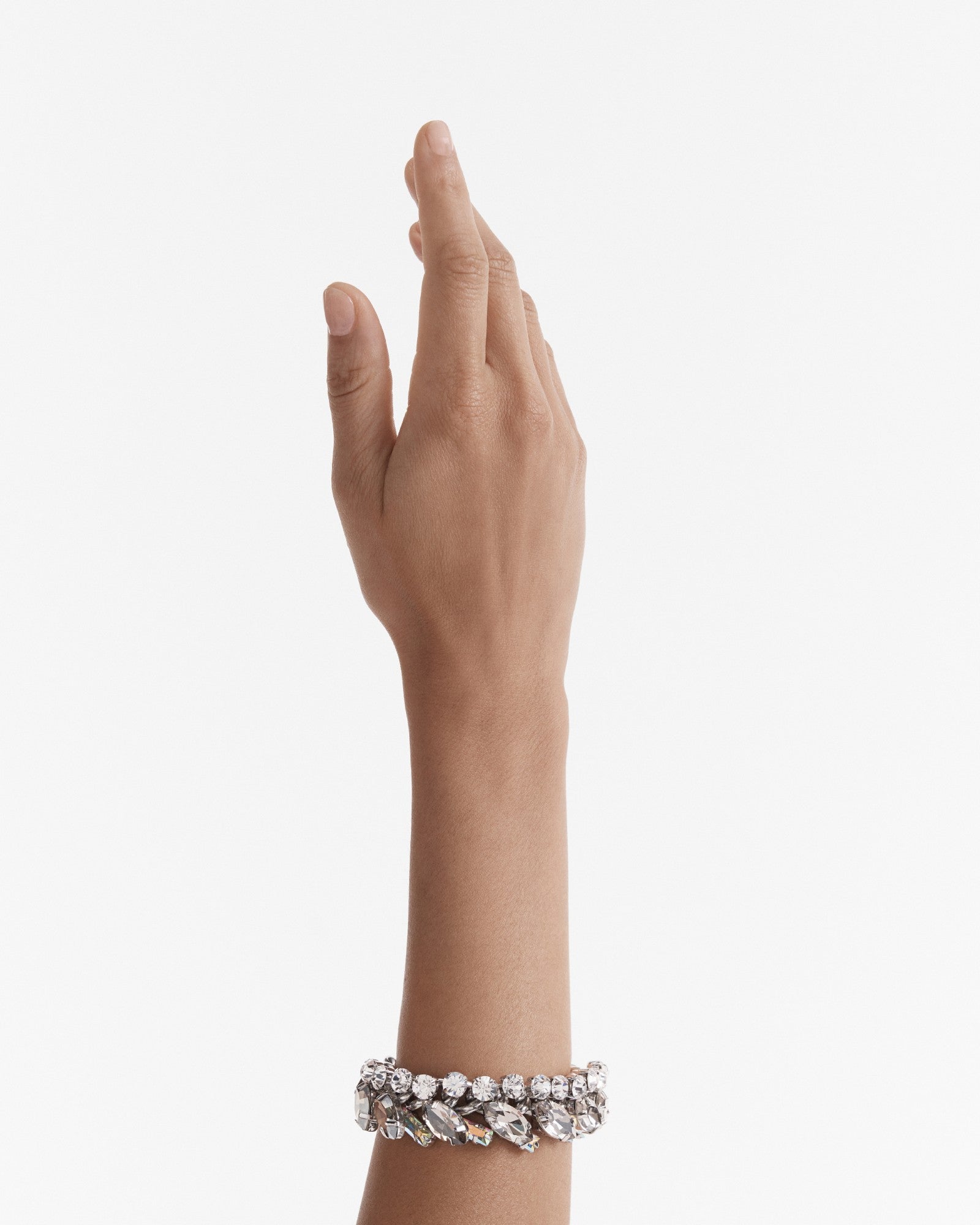 Love To Love You Crystal Bracelet - Silver