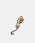 Some Hot Stuff Pave Jaguar Brooch - Gold