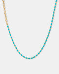 Bondi Enamel Choker Necklace - Ipanema Blue