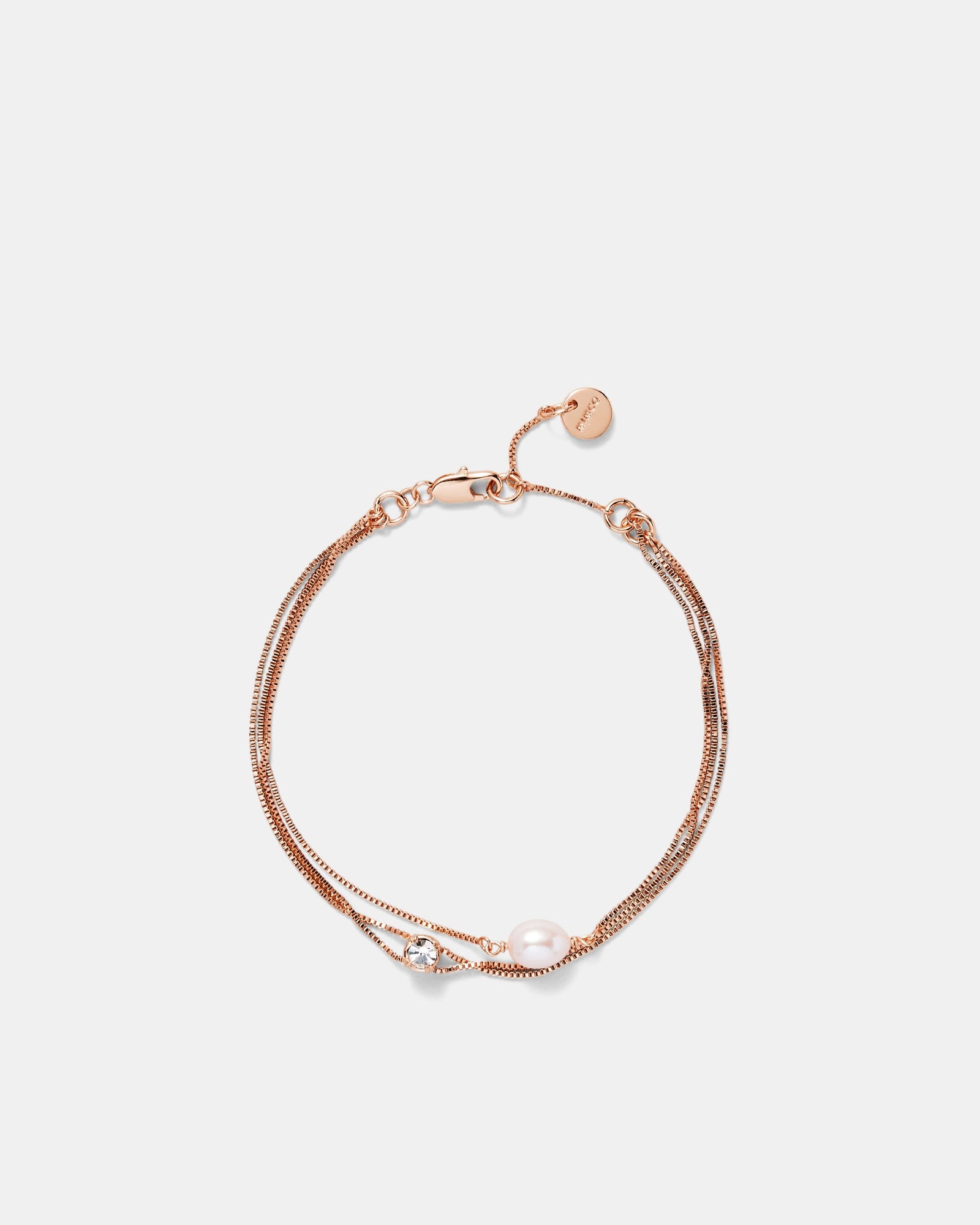 Instrumental Crystal Bracelet - Rose Gold