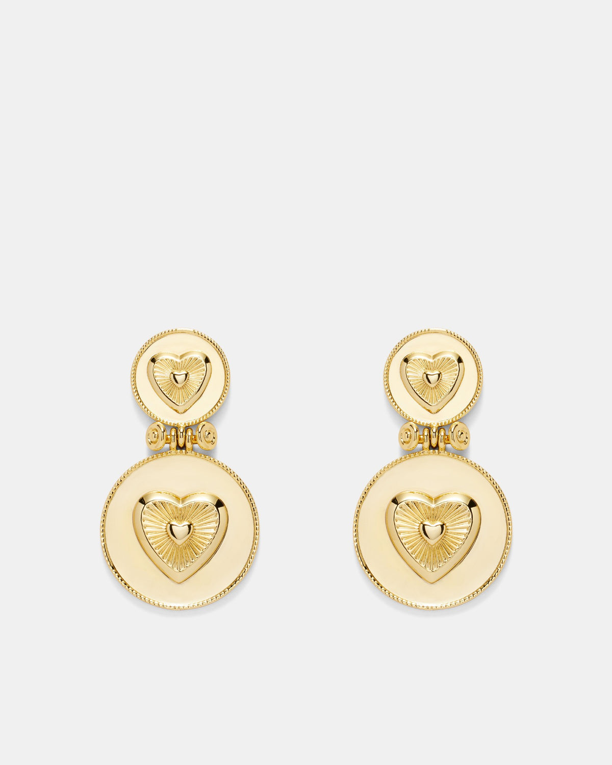 Los Angeles Drop Earrings - Vintage Gold