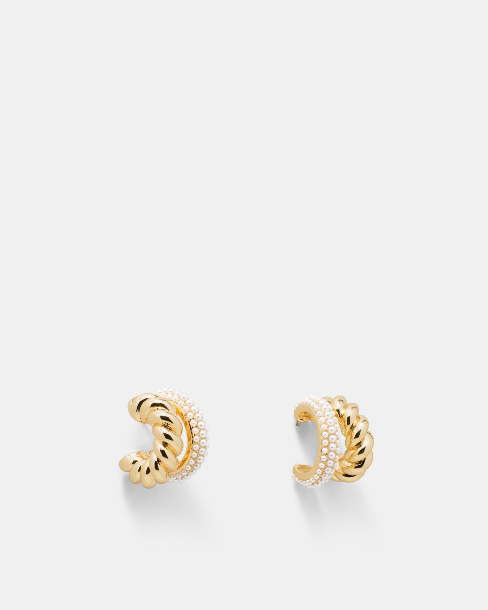 Mirage Hoop Earrings - Gold