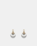 Circulate Stud Earrings - White