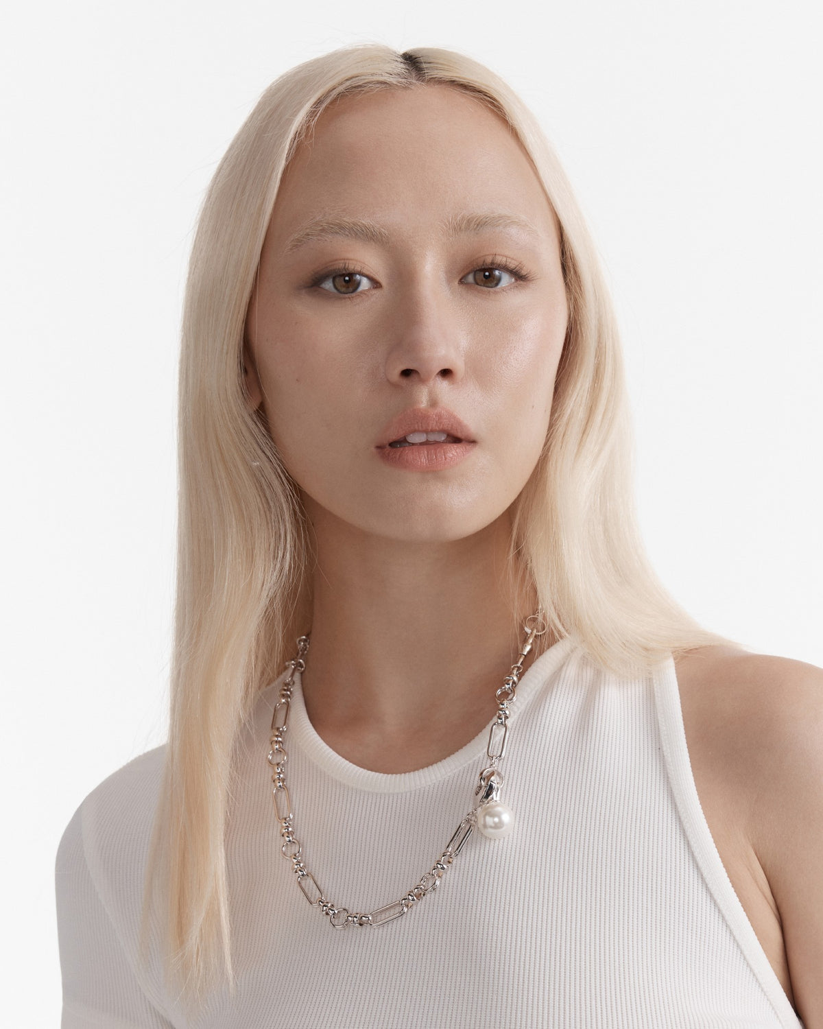 Outro Multi Wear Pearl Necklace - Silver
