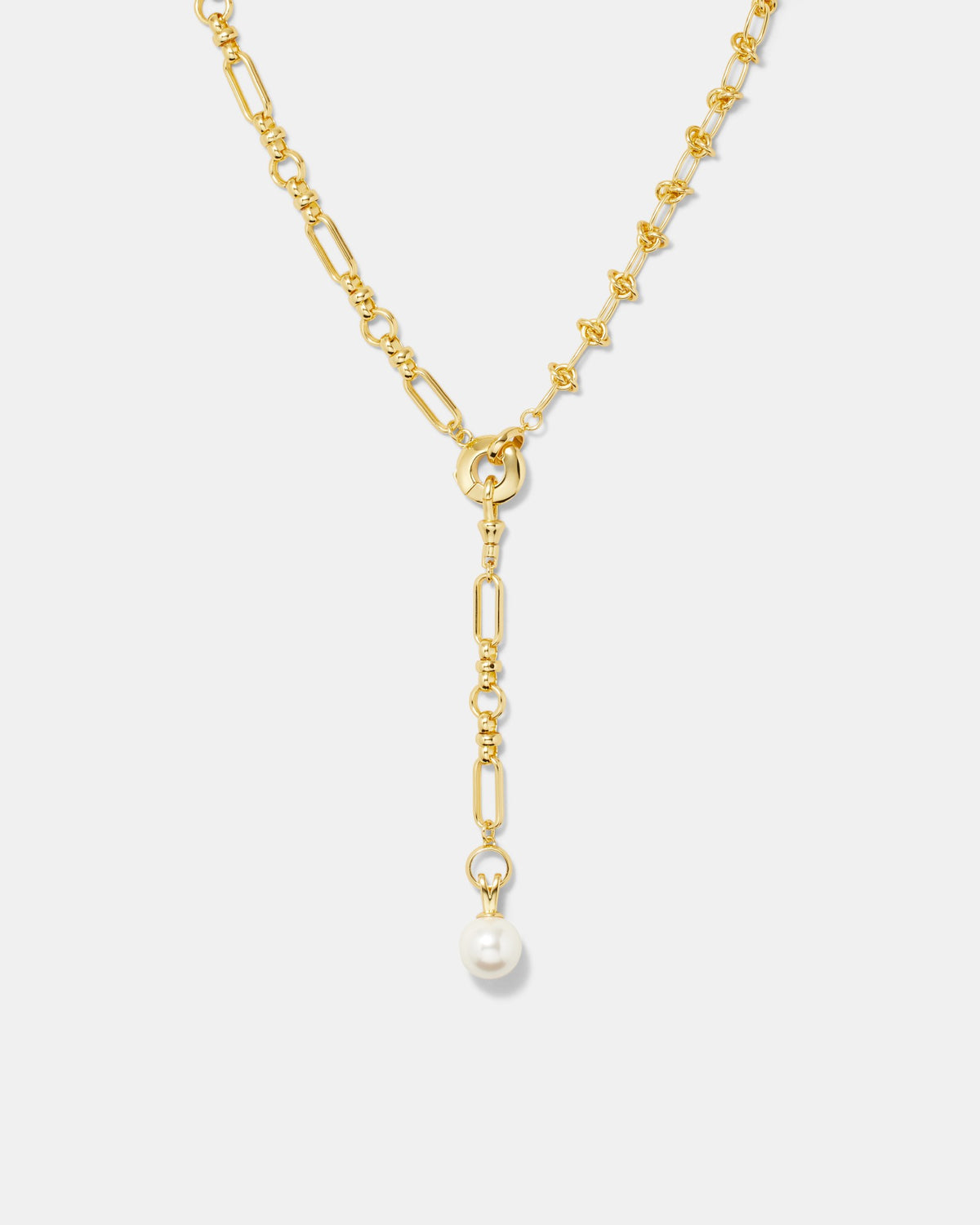 Outro Multi Wear Pearl Necklace - Gold