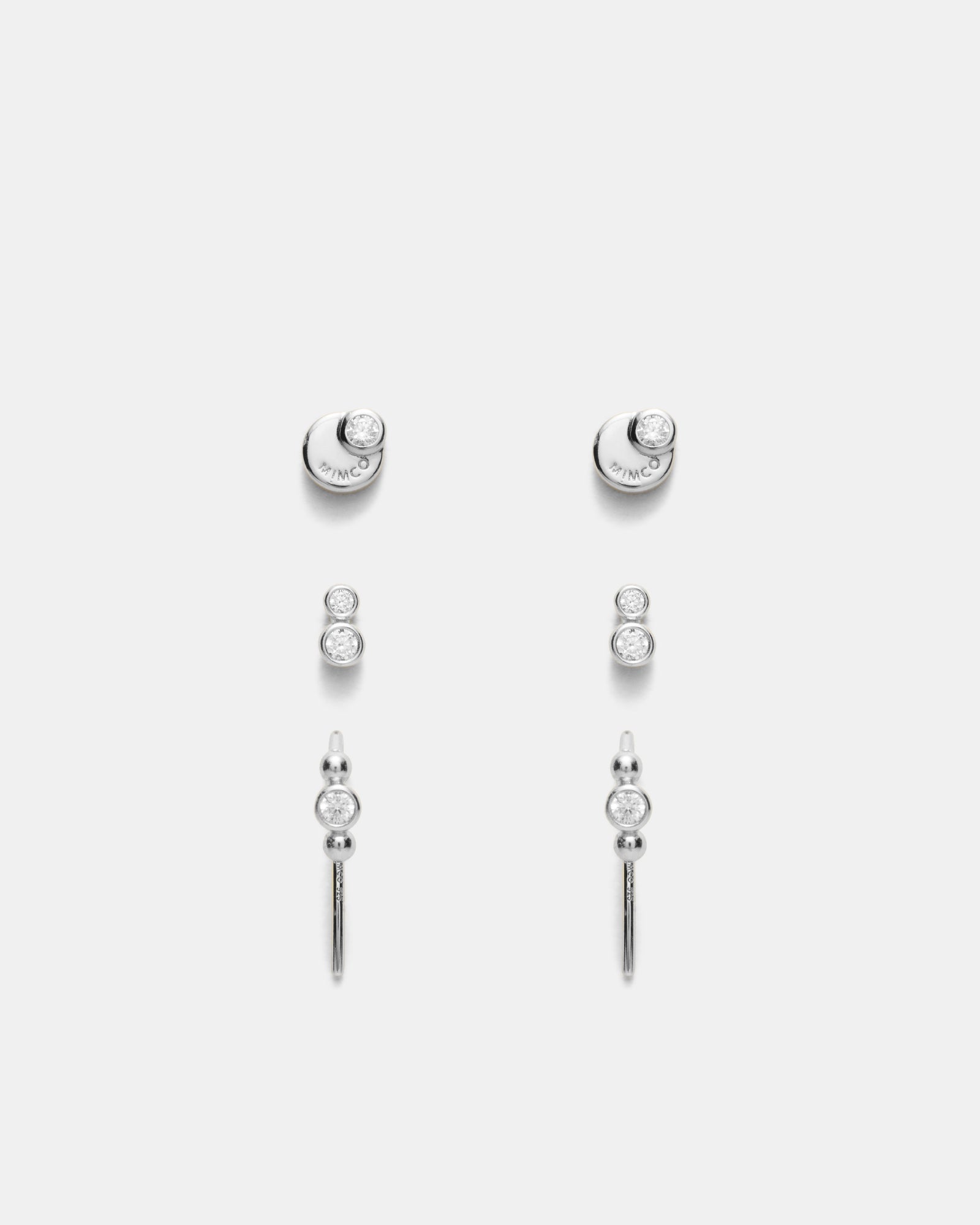 Effervesce Earrings Set - Silver