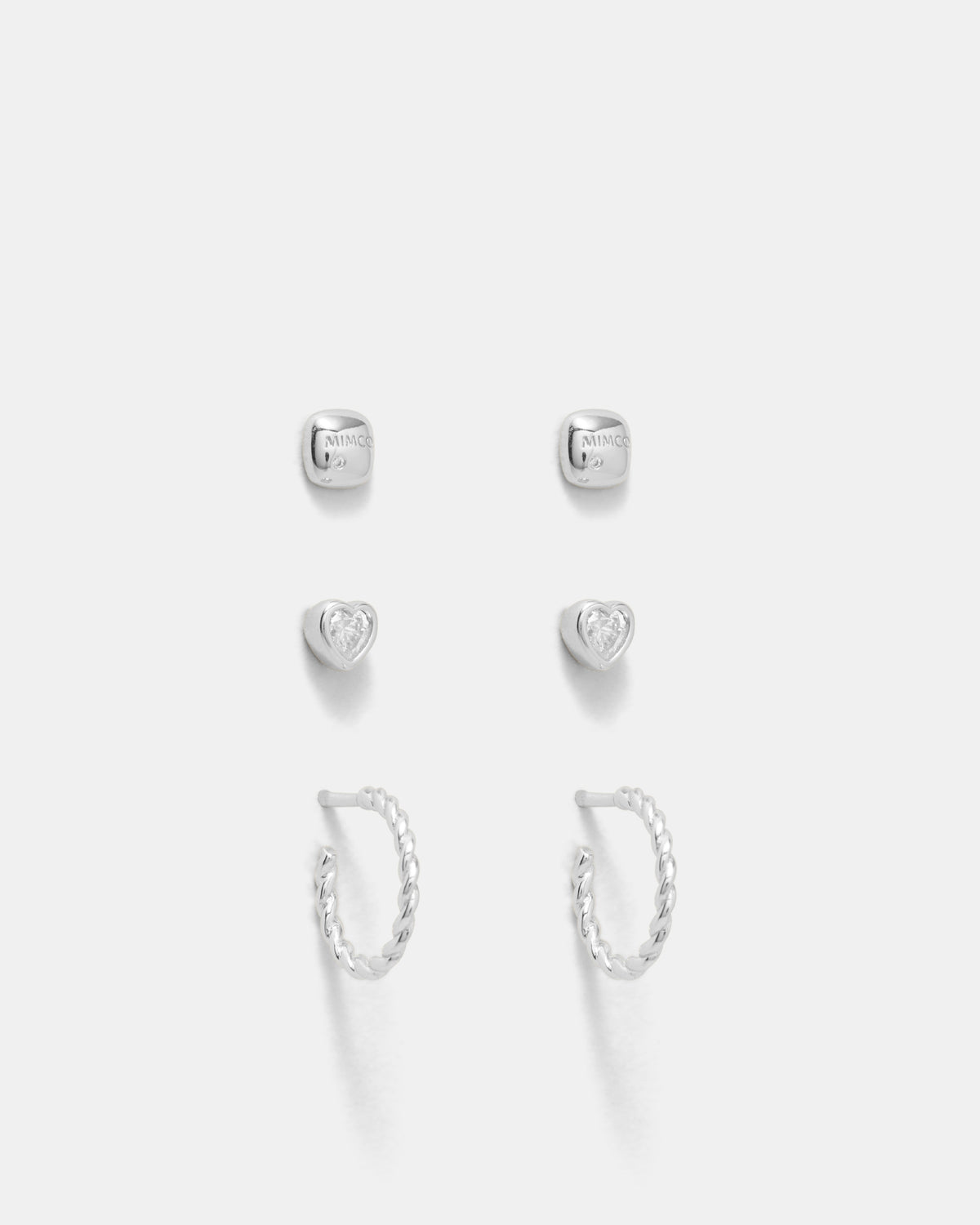 Vivacity Earrings Set - Silver
