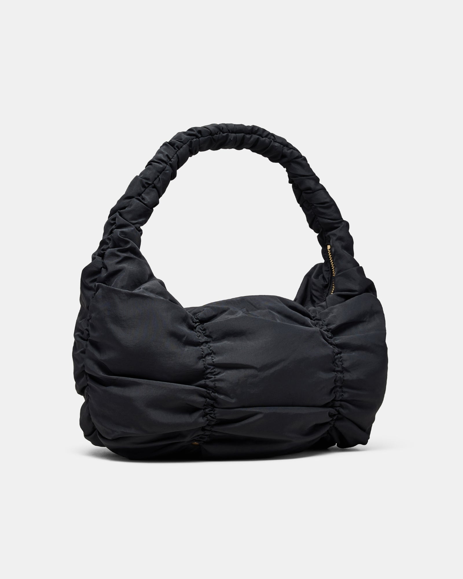 Solace Crescent Shoulder Bag - Black