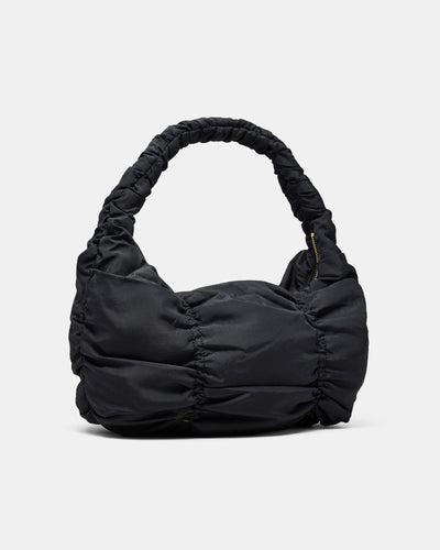 Solace Crescent Shoulder Bag - Black