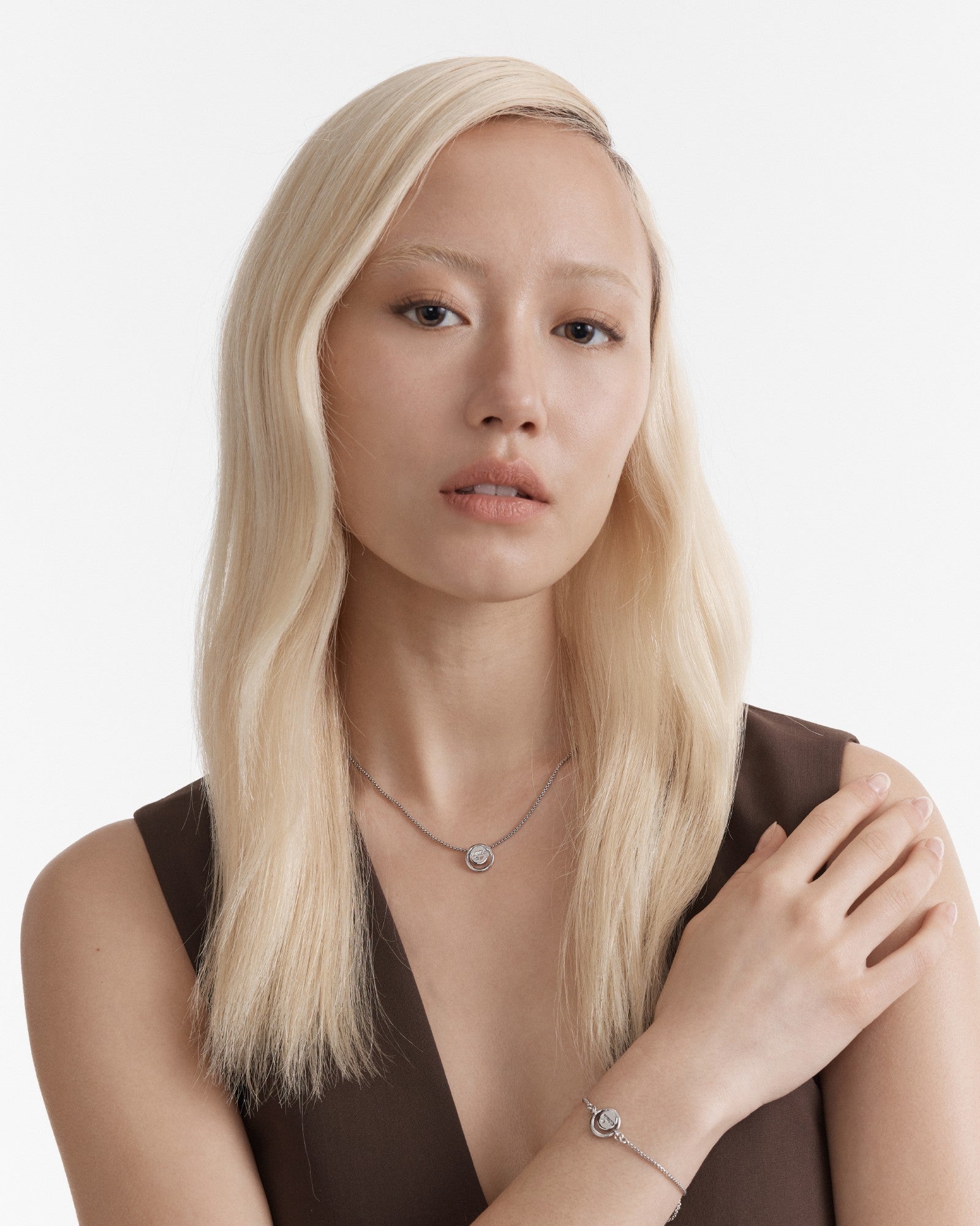 Cirque Necklace & Bracelet Gift Box - Silver