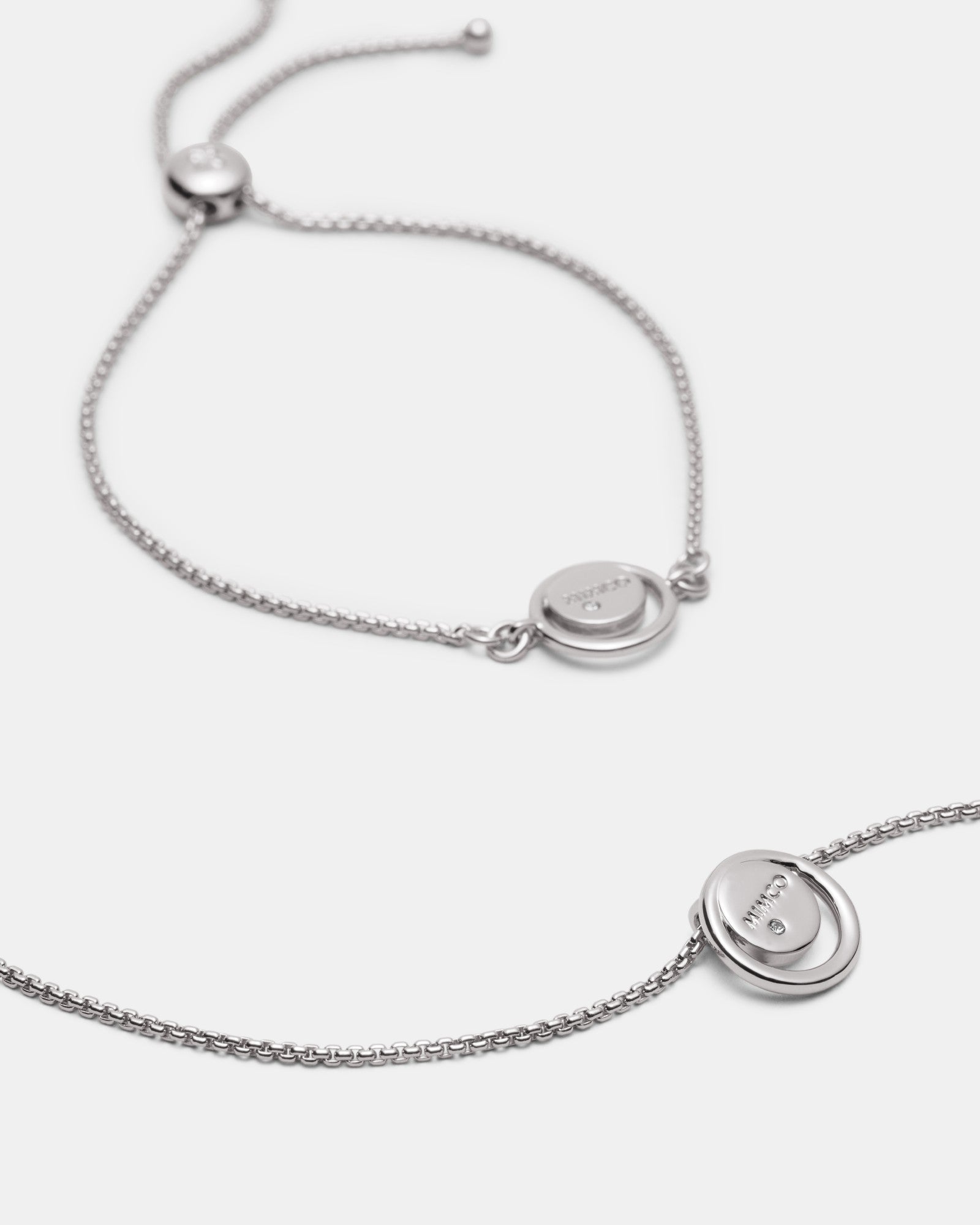 Cirque Necklace & Bracelet Gift Box - Silver