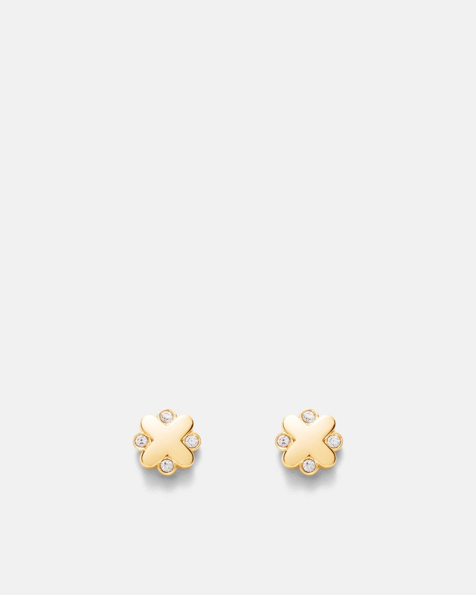 Supermicra Stud Earrings Gift Box - Gold
