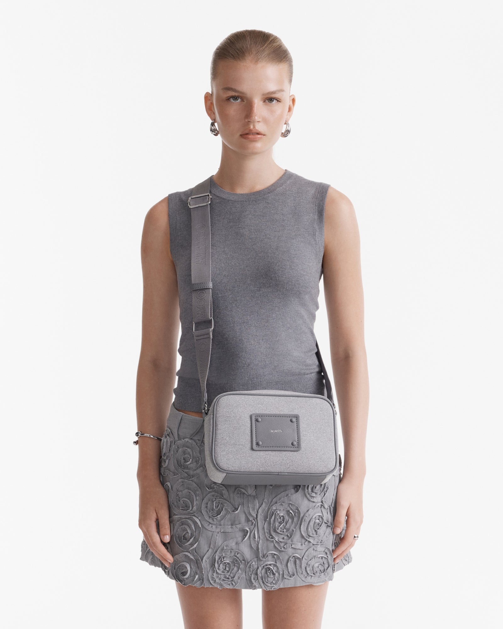 Brunswick Crossbody Bag - Grey Marle