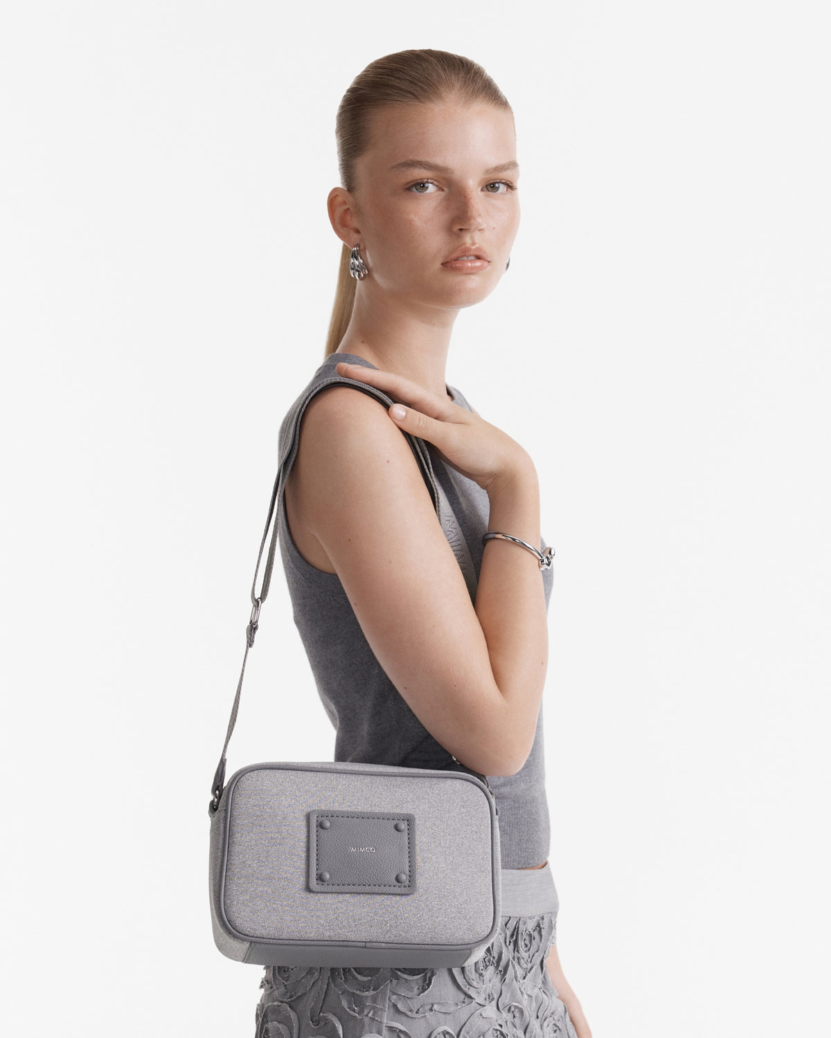 Brunswick Crossbody Bag - Grey Marle