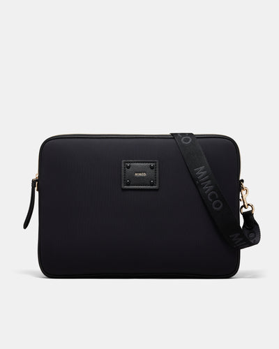 Brunswick Laptop Bag - Black Light Gold