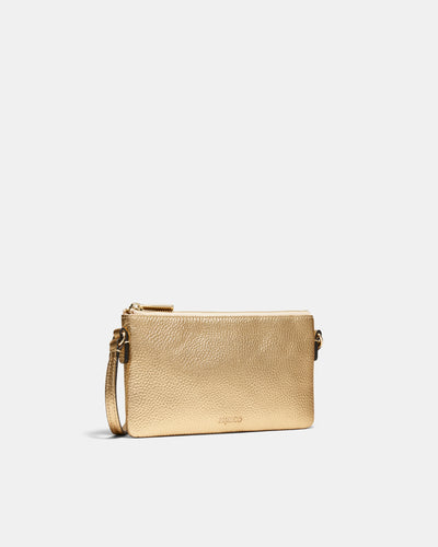 Rhiannon Pouch Crossbody Bag - Light Gold