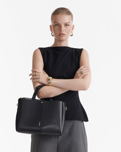 Metro Mini Tote Bag - Black