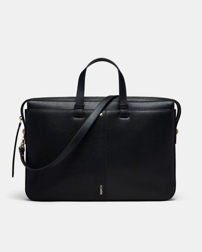 Metro Laptop Bag - Black Brushed LG