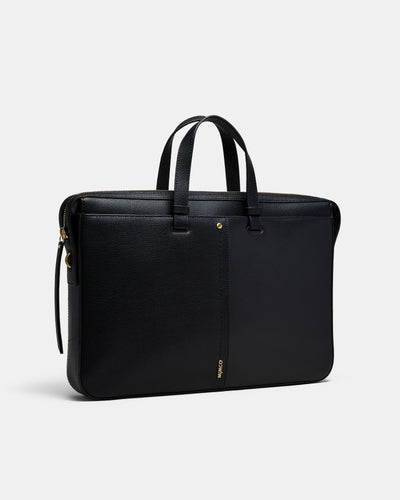 Metro Laptop Bag - Black Brushed LG