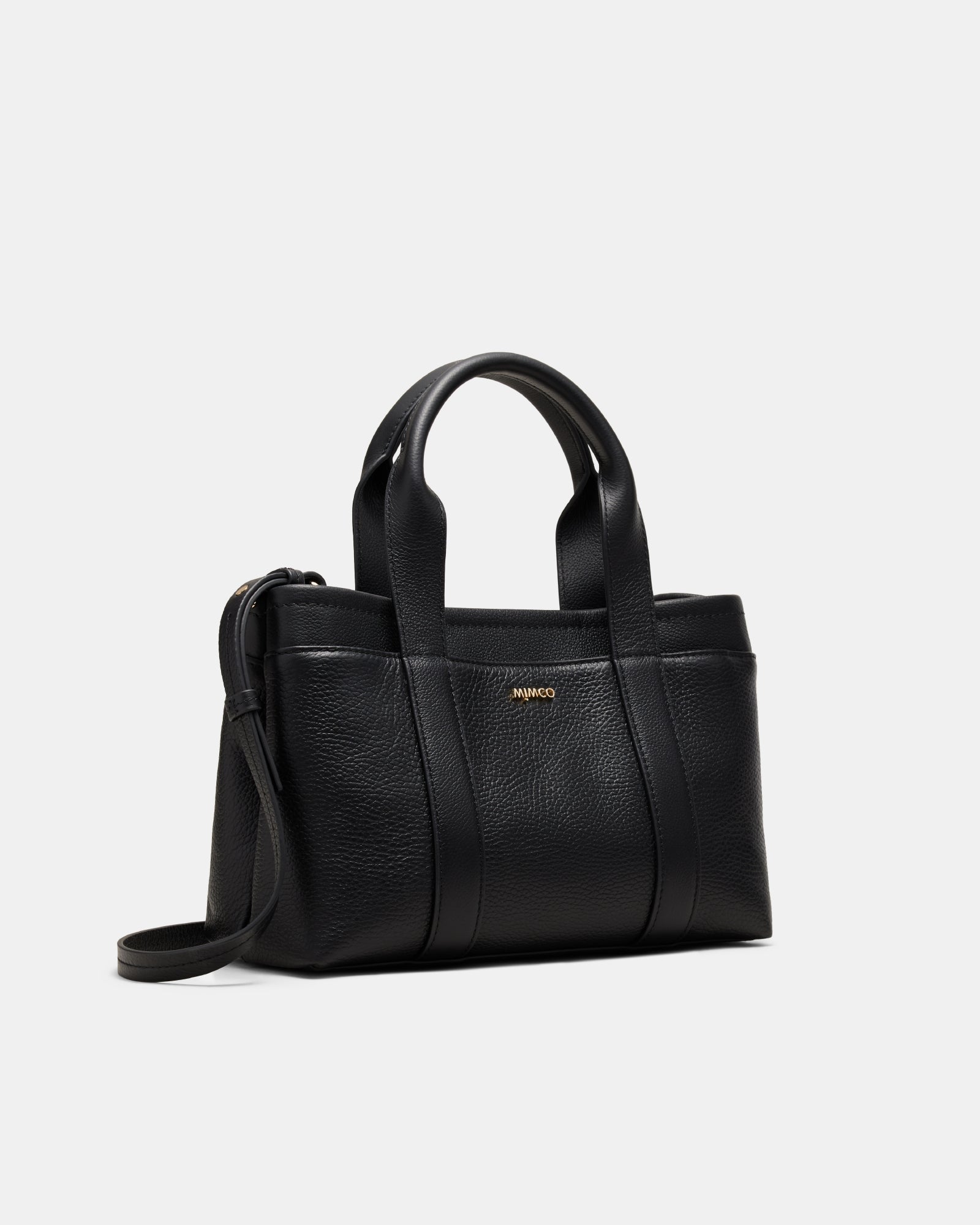 Natalie Mini Tote Bag - Black Light Gold