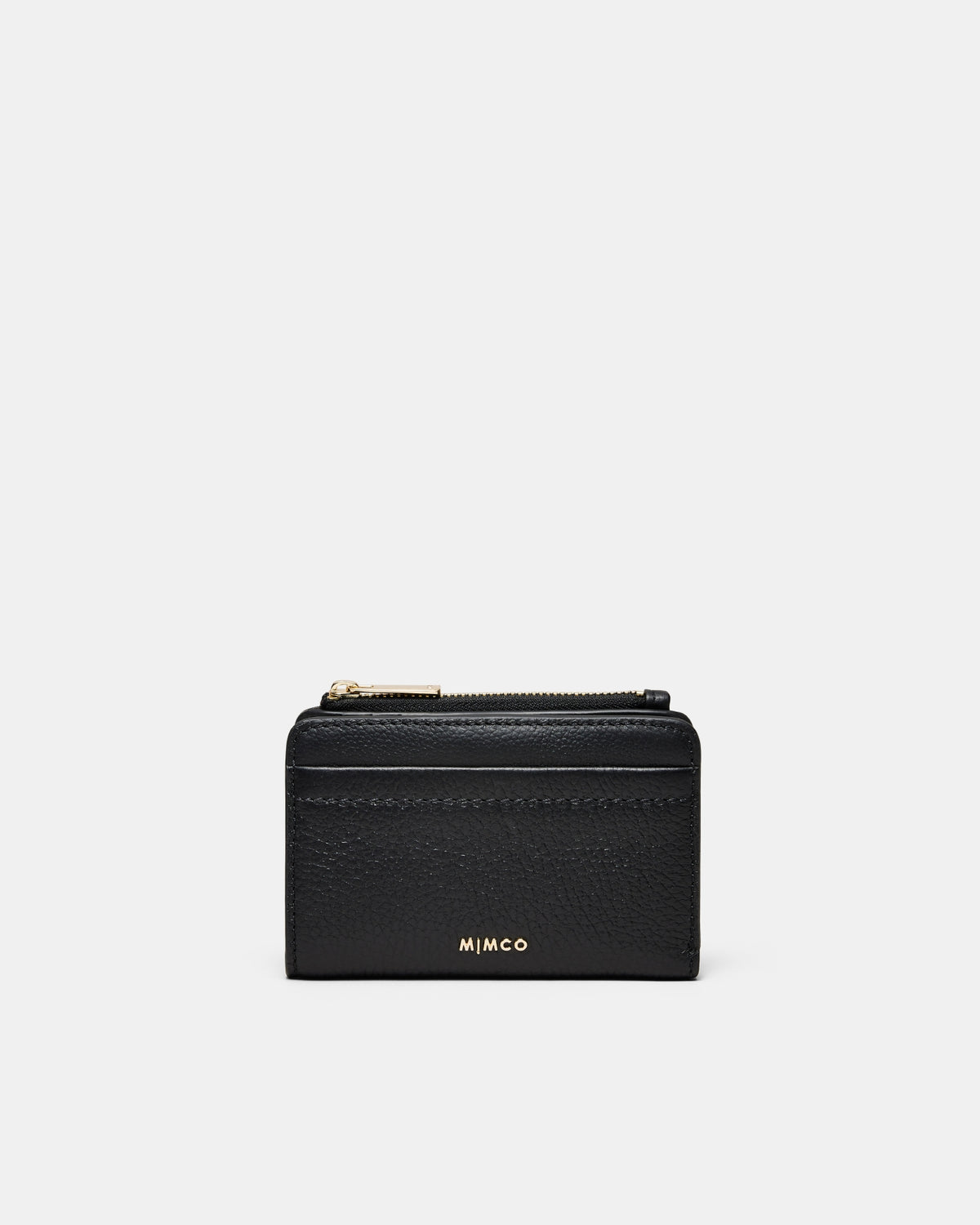 Natalie Medium Wallet - Black Light Gold